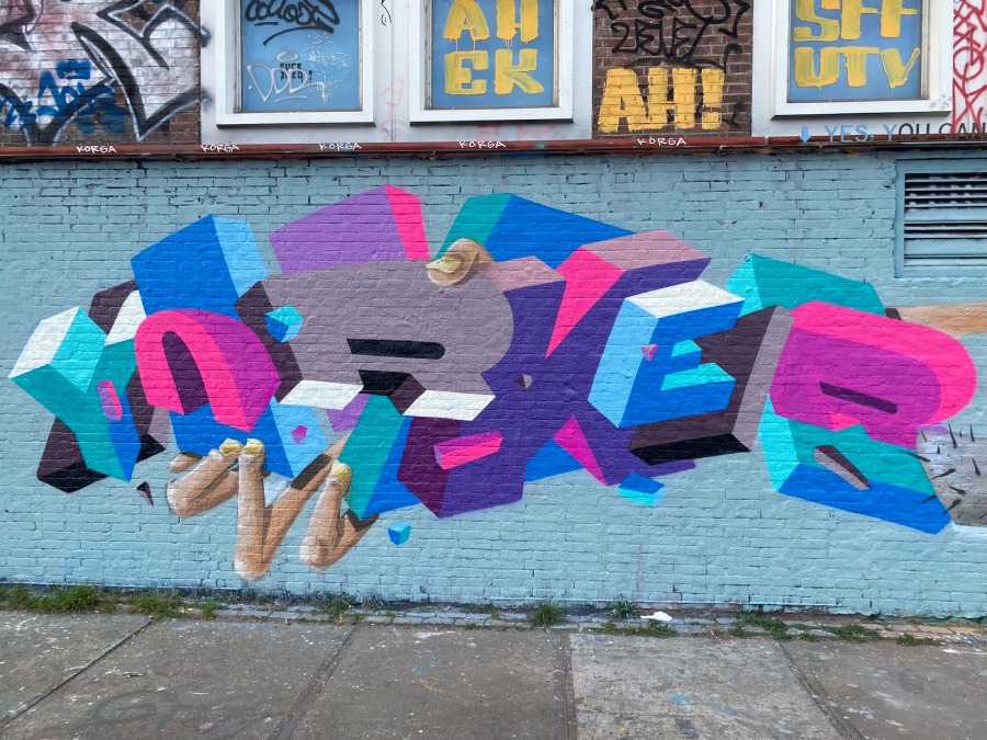yorker, ndsm, graffiti, amsterdam